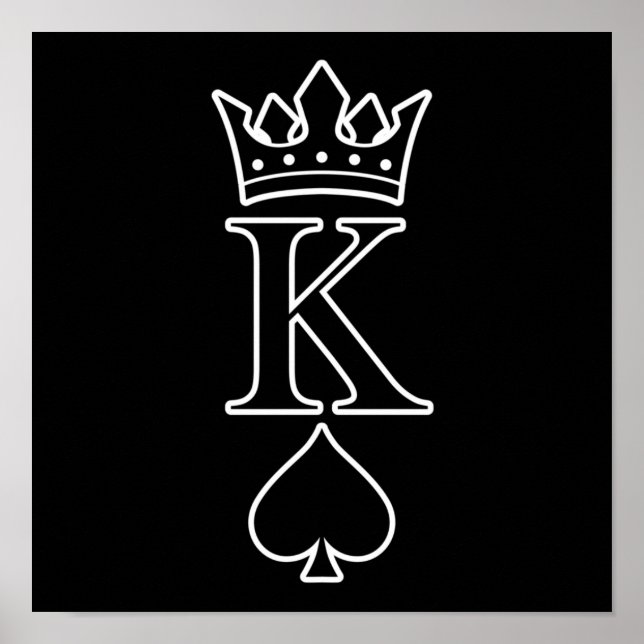 King Love Valentine Romantic Valentines Day Pärche Poster (Vorne)
