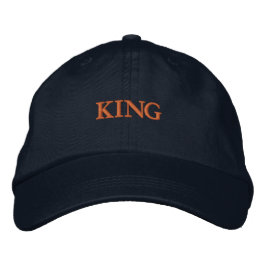 KING Men Frauen bestickt Hats bestickt KKING Text Bestickte Baseballkappe