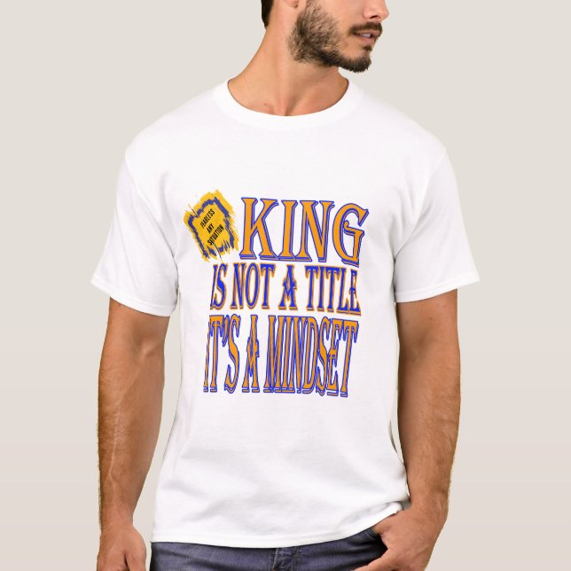 King Mindset Löwen T-Shirt (Vorderseite)