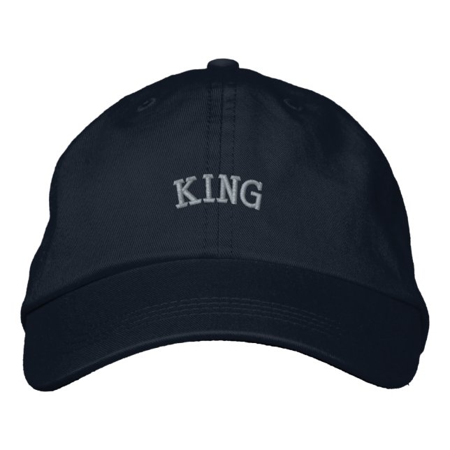 King Name trendy bestickte Hüte Caps (Vorderseite)