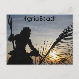 King Neptune Virginia Beach Postcard Postkarte