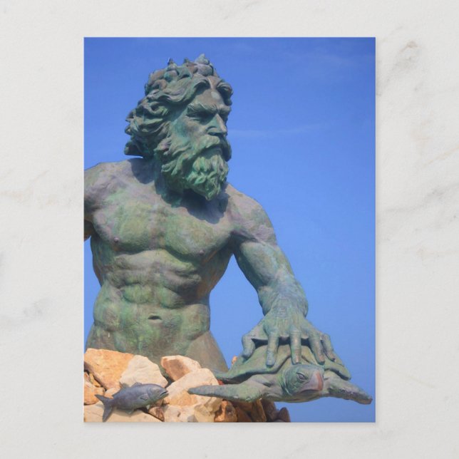King Neptune von Shirley Taylor Postkarte (Vorderseite)