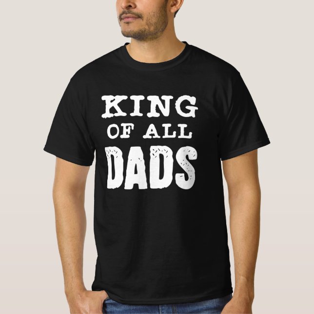King of all Vaters Basic Dark T - Shirt (Vorderseite)