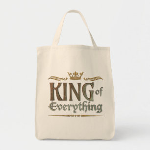 KING of Everything - Grand Medieval VATER Man Crow Tragetasche