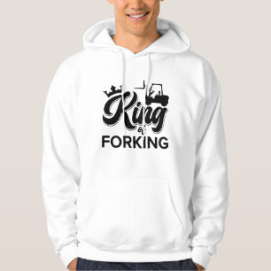 King of Gabelstaplerfahrer Hoodie