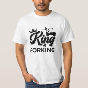 King of Gabelstaplerfahrer T-Shirt