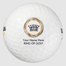 King of Golf Monogram Golfball