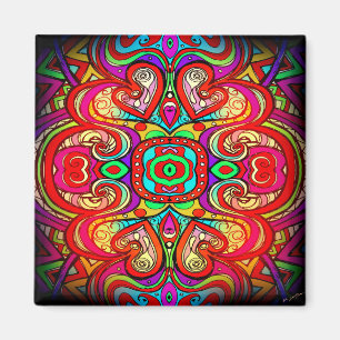 King of Hearts Art Magnet