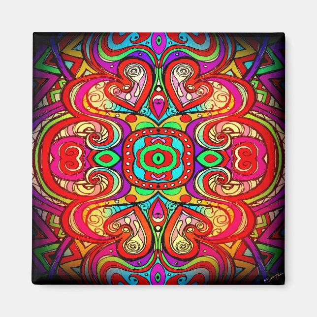 King of Hearts Art Magnet (Vorne)