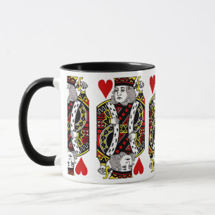 King of Hearts Design Café Mug