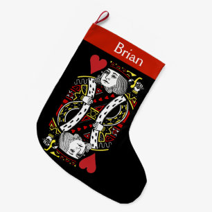 King of Hearts Grosser Weihnachtsmann Strumpf Großer Weihnachtsstrumpf