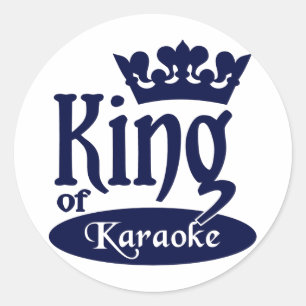 King of Karaoke Aufkleber