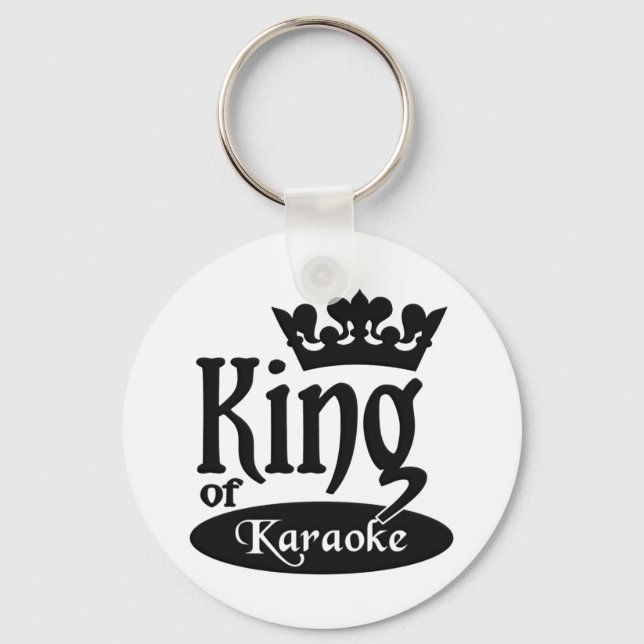 King of Karaoke Schlüsselanhänger (Vorderseite)