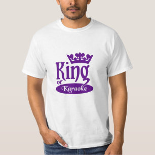 King of Karaoke Shirt - wählen Sie Stil & Farbe