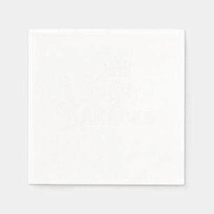 King of Karaoke Singing Music Microphone Mic Gesch Serviette