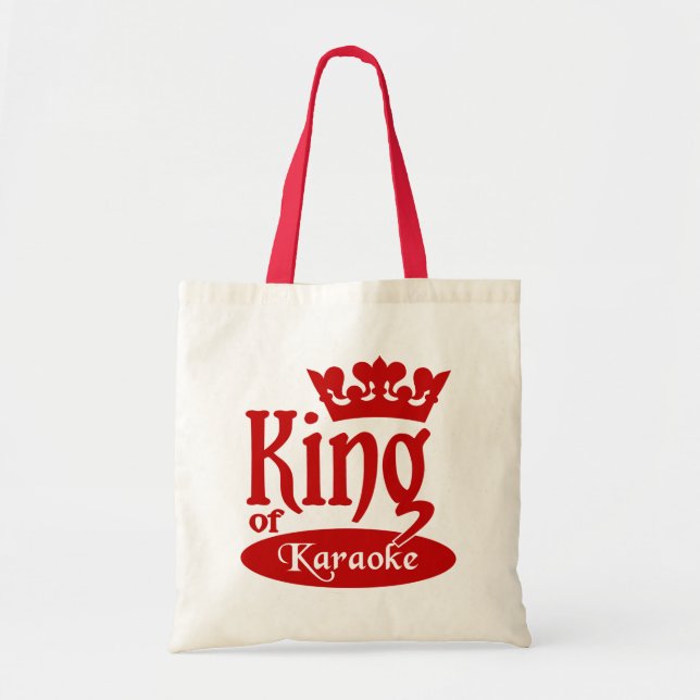 King of Karaoke Tasche - wählen Sie Stil & Farbe (Vorne)