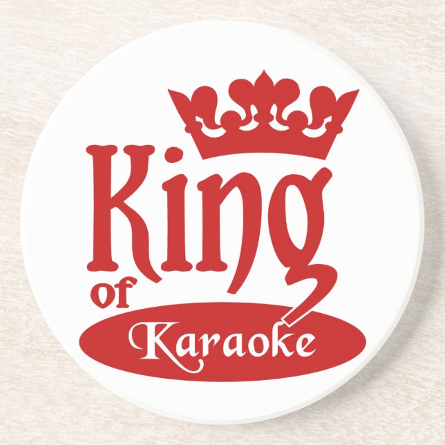 King of Karaoke Untersetzer (Vorne)