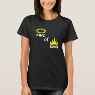 King of Kings Christliche Kronen Liebe Freude am F T-Shirt