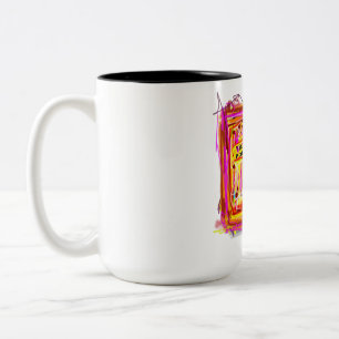 King of Pop Zweifarbige Tasse