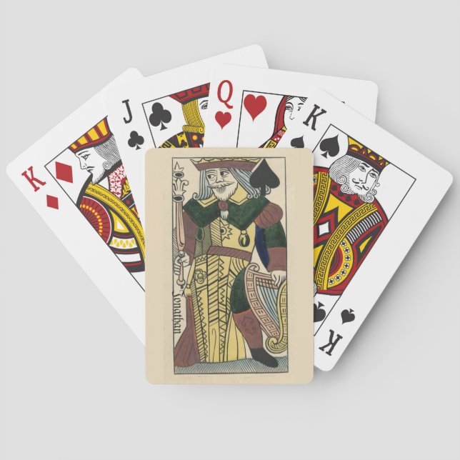 King of Spades personalisieren Bicycle Playing Car Spielkarten (Rückseite)