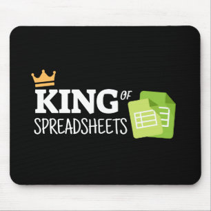 King of Sreadsheets Mousepad