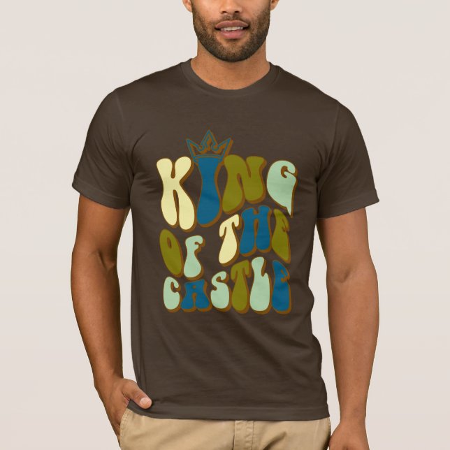 King of the Castle Dad  T-Shirt (Vorderseite)