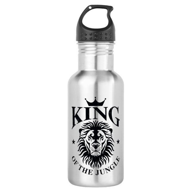 King of the Dschungel Stainless Steel Water Flasch Edelstahlflasche (Vorderseite)