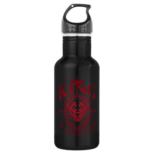 King of the Dschungel Stainless Steel Water Flasch Edelstahlflasche (Vorderseite)