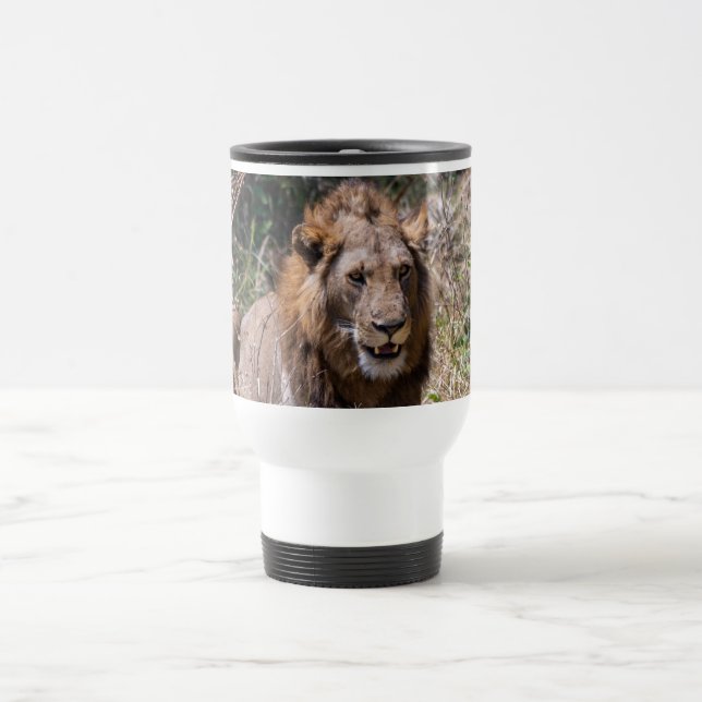 King of the Dschungle Travel Mug Reisebecher (Mittel)