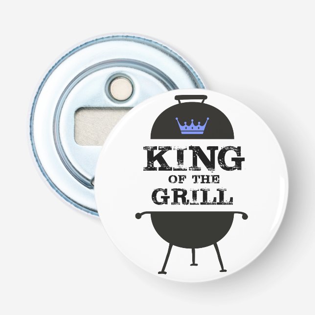 King of the Grill, Black Blue Crown Flaschenöffner (Vorderseite)