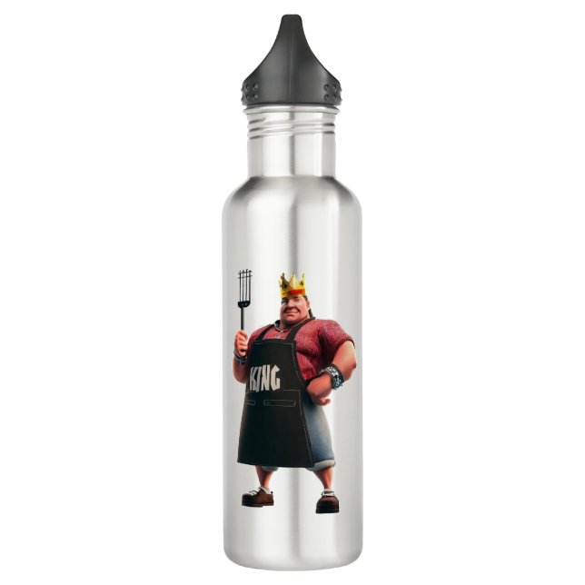 King of the Grill  Edelstahlflasche (Links)