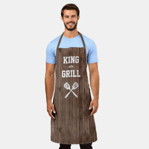 King of the Grill Funny Barn Wood Grilling Schürze
