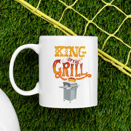 King of the Grill Graphic Kaffeetasse