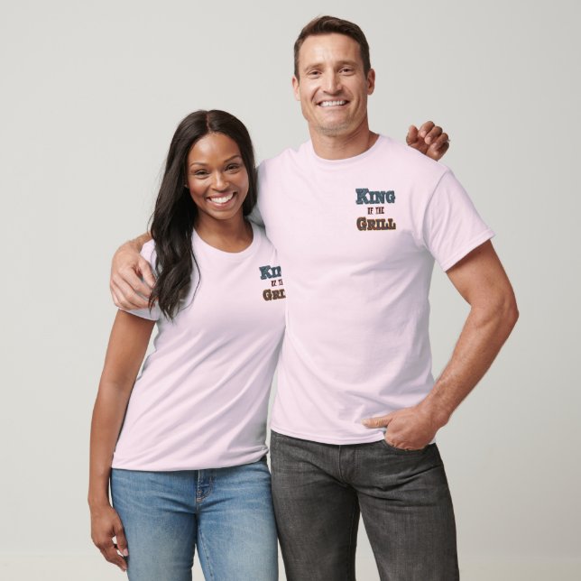 King of the Grill GRILLEN Cooking Slogan T - Shirt (Unisex)