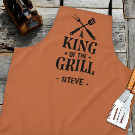 King of The Grill Personalisierte GRILLEN Schürze