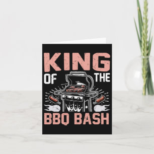 King of the Grillen Bash Grillen Party Karte