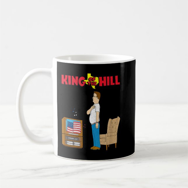 King of the Hill Hank Star Spangled Banner Kaffeetasse (Links)