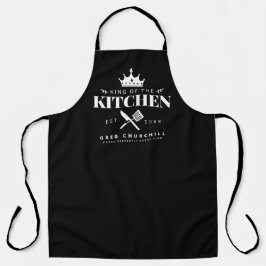 King of The Kitchen Feinschmecker Männer Personali Schürze