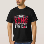 King Of The Lab Tech Laboratory Technician Science T-Shirt<br><div class="desc">This funny laboratory technician design for women and men who love their laboratory and chemist job. Show that you are a proud lab tech. On the laboratory motive is the quote King Of The Lab.</div>