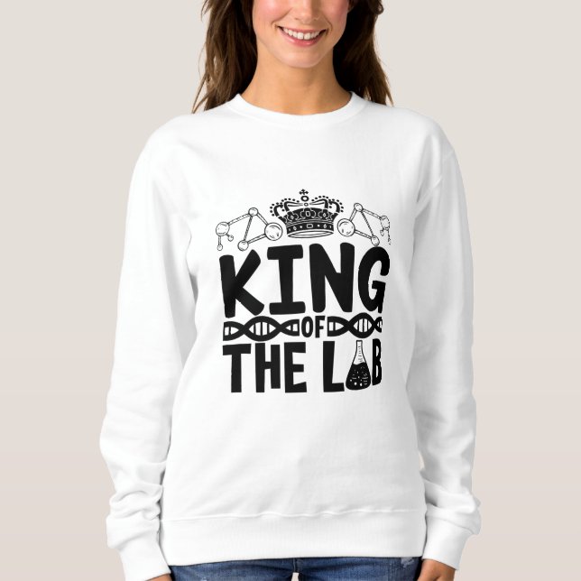 King of the Labrador Tech Science Laboratory Techn Sweatshirt (Vorderseite)