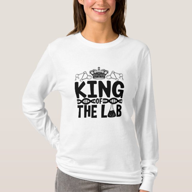 King of the Labrador Tech Science Laboratory Techn T-Shirt (Vorderseite)