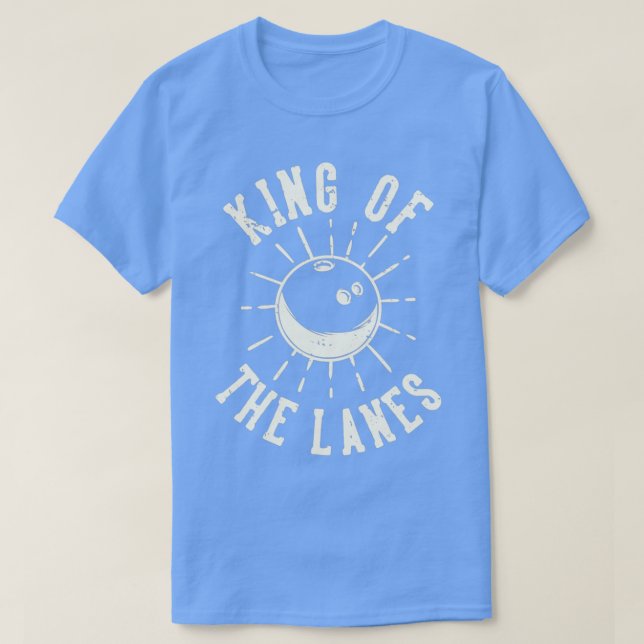 King of the Lanes Bowling Splendid T T-Shirt (Design vorne)