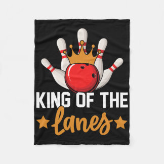King of the Lanes I Bowling Fleecedecke
