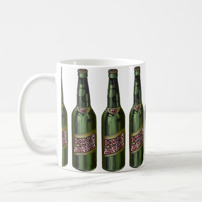 King of the Trailer Park Beer Tasse (Links)