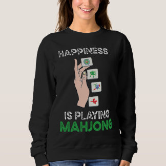 King of Tiles Mahjong Red Dragon Card Mahjong Sweatshirt