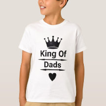 King of Vaters T - Shirt Kids's Fun Vatertag Gesch