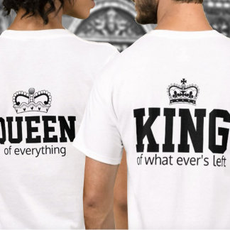KING of What's Verlassen - Paare T - Shirt