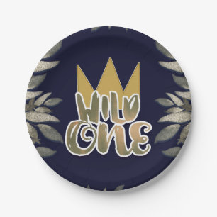 King of Wild Things ONE 1. Geburtstag Party Pappteller