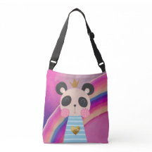 King Panda Crossbody Bags
