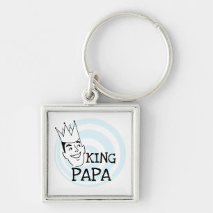 King Papa T - Shirt und Geschenke Schlüsselanhänger